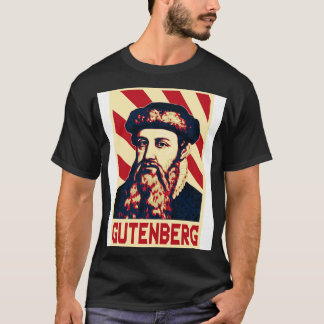 Johannes Gutenberg Retro T Shirt
