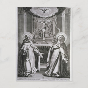 Johannes i Kor och St. Theresa i Avila Vykort