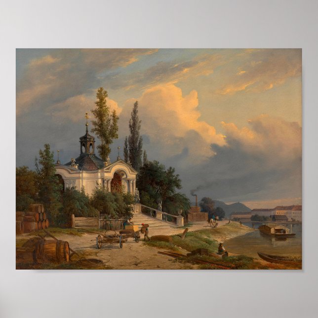 Johannes Nepomuk-chapel på Schanzel Poster (Framsidan)