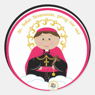 Johannes Neumann Classic Round Sticker Runt Klistermärke