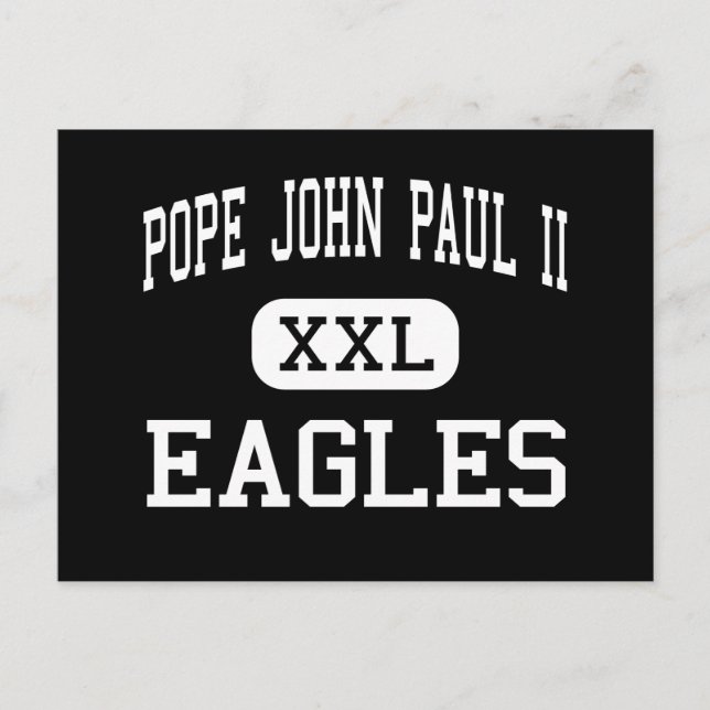 Johannes Paulus II - Eagles - High - Boca Raton Vykort (Framsida)