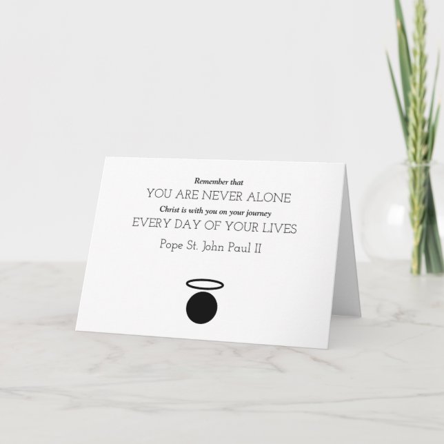 Johannes Paulus II-offertkort Kort (Framsida)