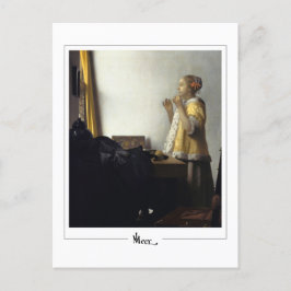 Johannes Vermeer #15 - Konst Vykort