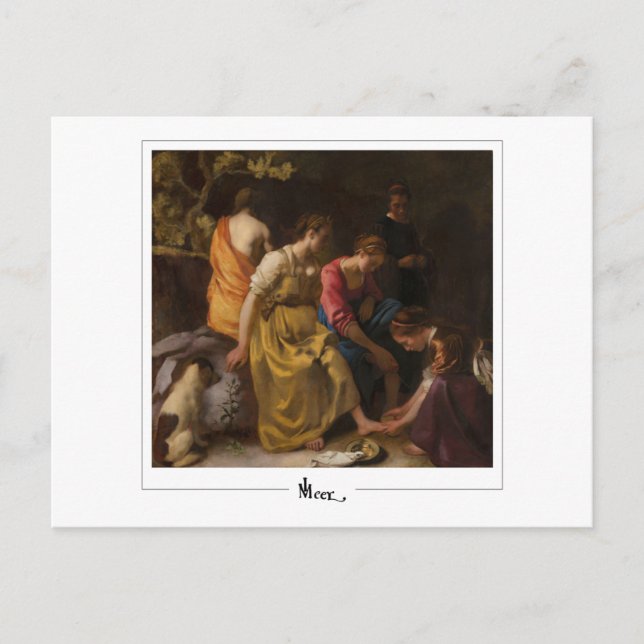 Johannes Vermeer #16 - Konst Vykort (Framsida)