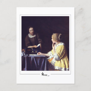Johannes Vermeer #22 - Konst Vykort