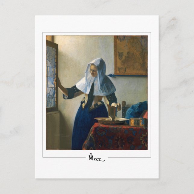 Johannes Vermeer #28 - Finkonst Vykort (Framsida)