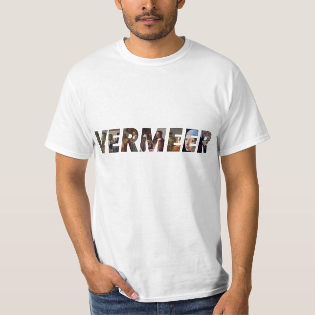 Johannes Vermeer 4 Tee Shirt (Framsida)