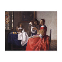 Johannes Vermeer - A Dam och två herrar