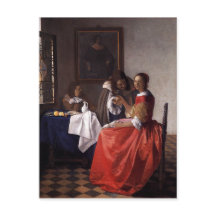 Johannes Vermeer - A Dam och två herrar