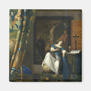 Johannes Vermeer allegori av den katolska tron Magnet