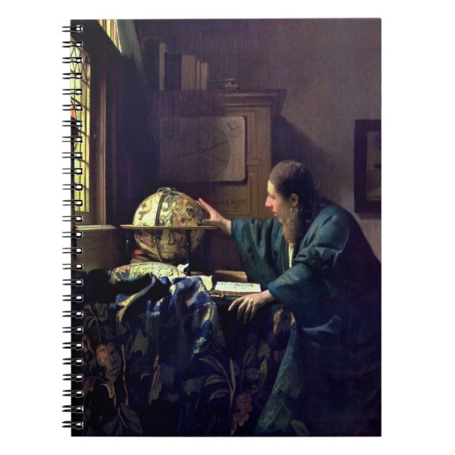 Johannes Vermeer - Astronomer Anteckningsbok (Framsidan)