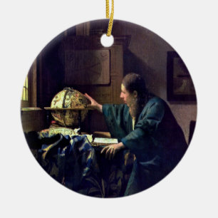 Johannes Vermeer - Astronomer Julgransprydnad Keramik