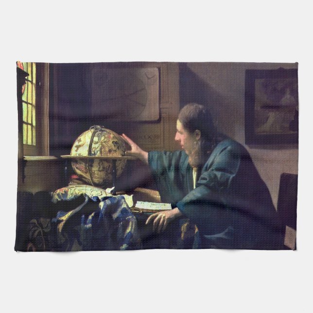 Johannes Vermeer - Astronomer Kökshandduk (Horisontell)