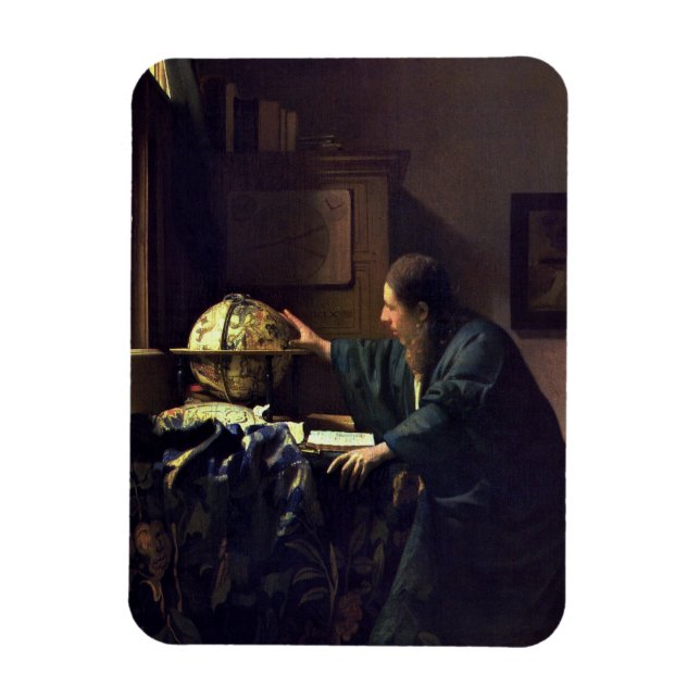 Johannes Vermeer Astronomer Magnet (Vertikal)