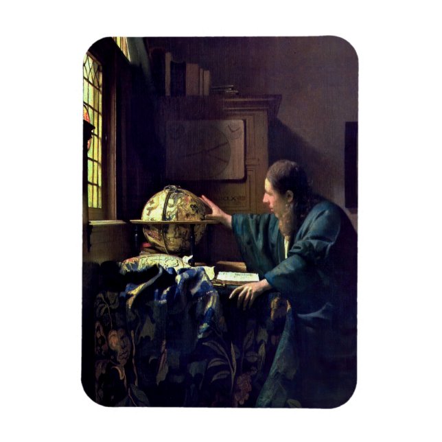 Johannes Vermeer - Astronomer Magnet (Vertikal)