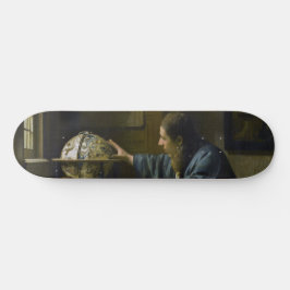 Johannes Vermeer - Astronomer Mini Skateboard Bräda 18,5 Cm