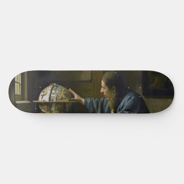 Johannes Vermeer - Astronomer Mini Skateboard Bräda 18,5 Cm (Horz)
