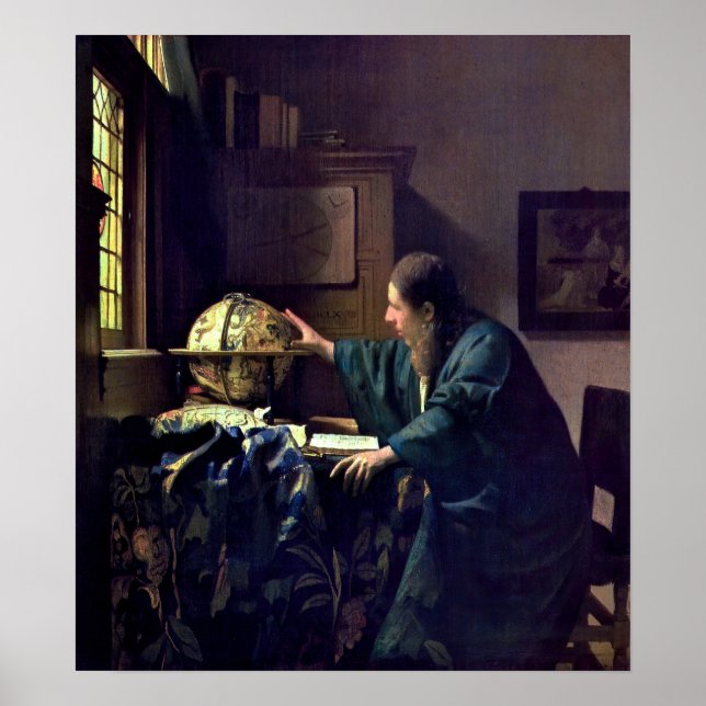 Johannes Vermeer - Astronomer Poster (Framsidan)