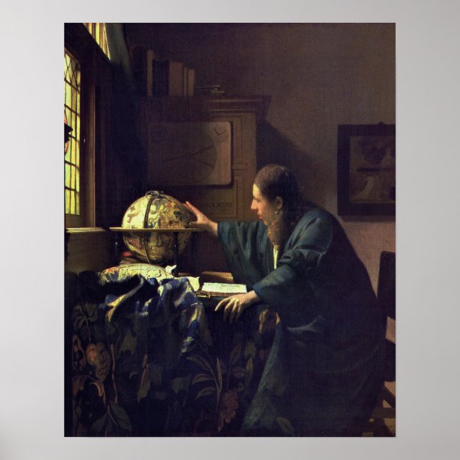 Johannes Vermeer, Astronomer Poster (Framsidan)