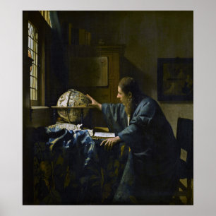 Johannes Vermeer - Astronomer Poster