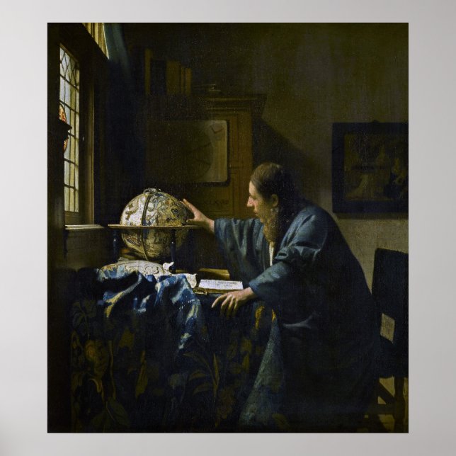 Johannes Vermeer - Astronomer Poster (Framsidan)