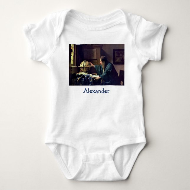 Johannes Vermeer - Astronomer T Shirt (Framsida)