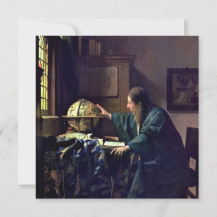 Johannes Vermeer - Astronomer Tack Kort