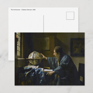 Johannes Vermeer - Astronomer Vykort