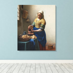 Johannes Vermeer Canvastryck