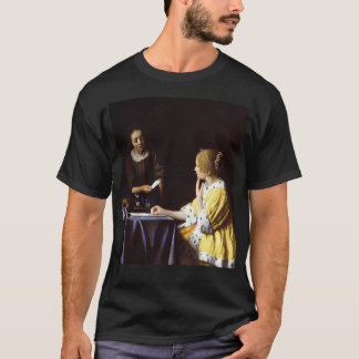 Johannes Vermeer Dam med hennes medarbetare T Shirt