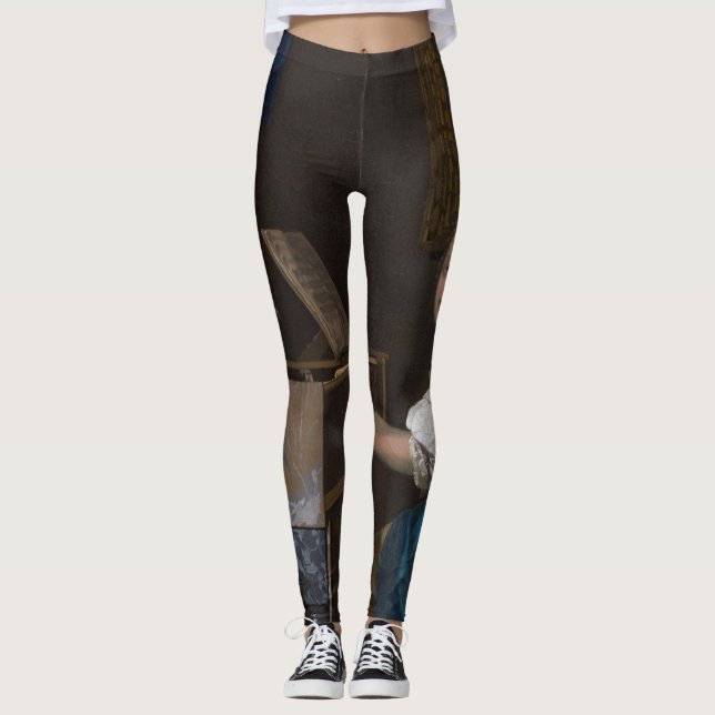 Johannes Vermeer Dam, sittande i Virgina Leggings (Framsida)