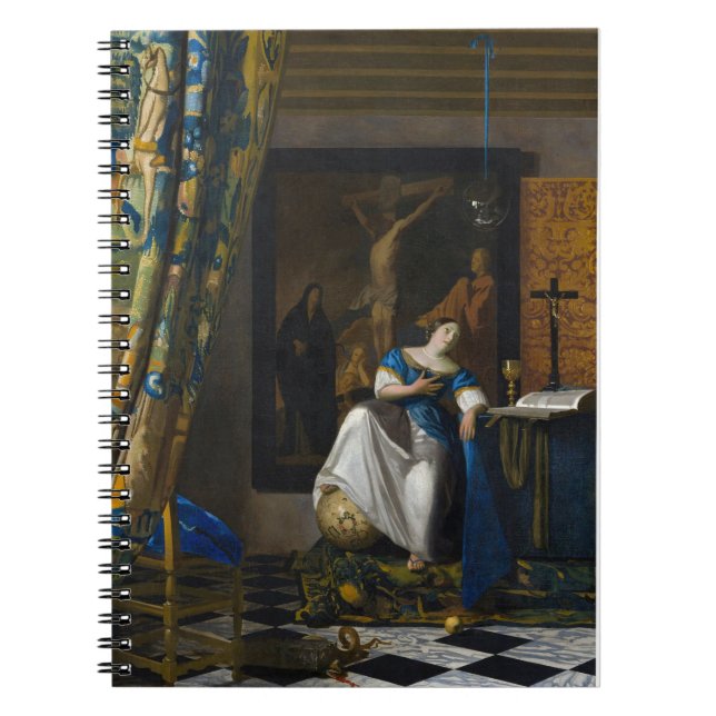 Johannes Vermeer - Faith Allegory Anteckningsbok (Framsidan)