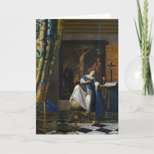 Johannes Vermeer - Faith Allegory Kort (Framsida)