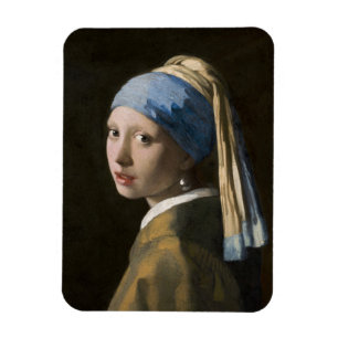 Johannes Vermeer, flicka med en Pearl Earring Magnet