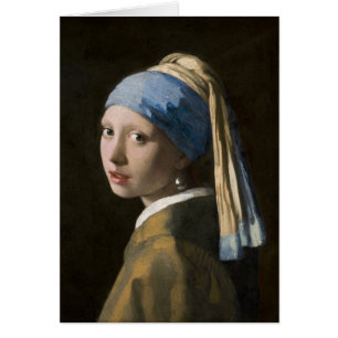 Johannes Vermeer, flicka med en Pearl Earring OBS Kort