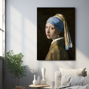 Johannes Vermeer, flicka med en Pearl Earring Poster