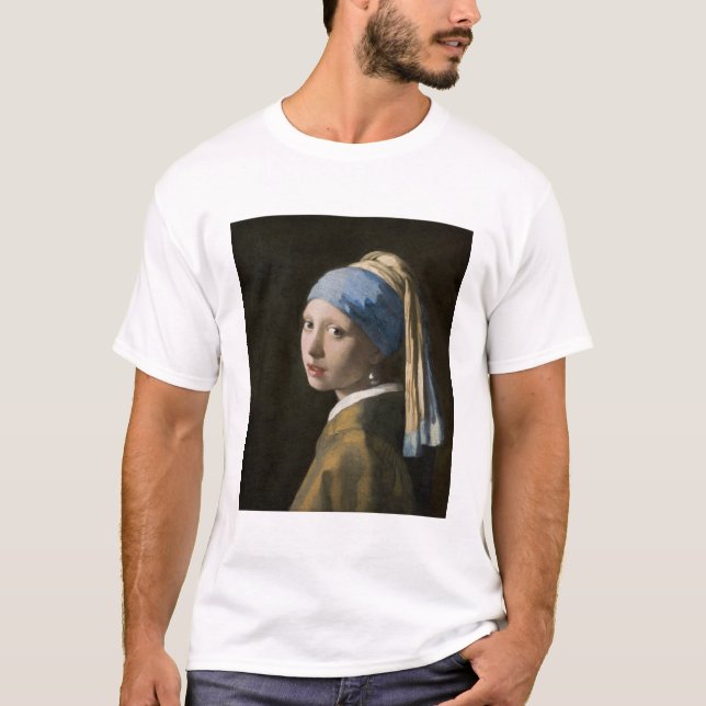 Johannes Vermeer, flicka med en Pearl Earring T Shirt (Framsida)