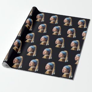 JOHANNES VERMEER - Flicka med ett pärlemorfärg Presentpapper