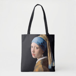 JOHANNES VERMEER - Flicka med ett pärlemorfärg Tygkasse