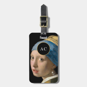 Johannes Vermeer - Flickan med en Pearl Earring Bagagebricka