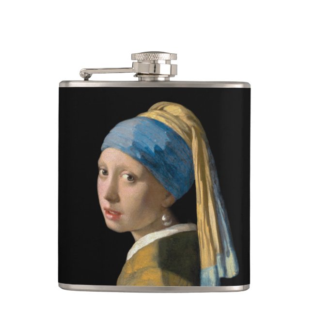Johannes Vermeer - Flickan med en Pearl Earring Fickplunta (Framsidan)