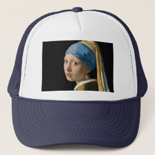 Johannes Vermeer - Flickan med en Pearl Earring Keps