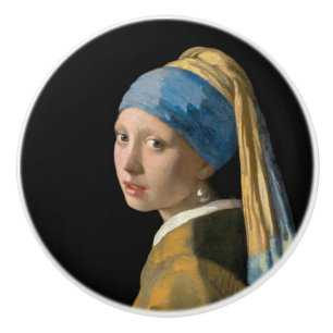 Johannes Vermeer - Flickan med en Pearl Earring Knopp