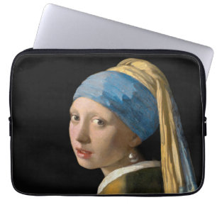Johannes Vermeer - Flickan med en Pearl Earring Laptop Fodral