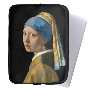 Johannes Vermeer - Flickan med en Pearl Earring Laptop Fodral