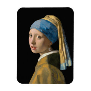 Johannes Vermeer - Flickan med en Pearl Earring Magnet