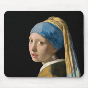 Johannes Vermeer - Flickan med en Pearl Earring Musmatta