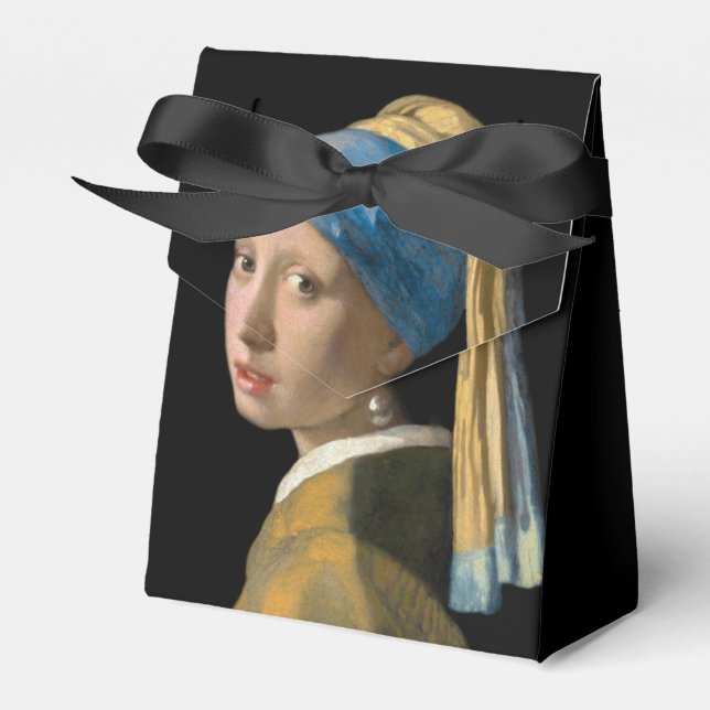 Johannes Vermeer - Flickan med en Pearl Earring Presentaskar (Framsidan Sidan)