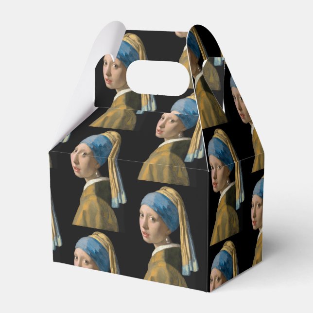 Johannes Vermeer - Flickan med en Pearl Earring Presentaskar (Framsidan Sidan)
