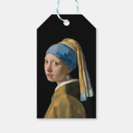 Johannes Vermeer - Flickan med en Pearl Earring Presentetikett
